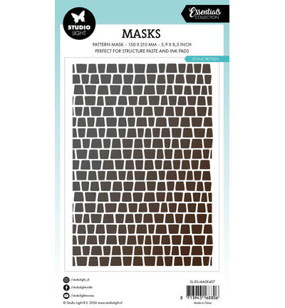SL-ES-MASK407 - StudioLight - StudioLight Pochoir – Stone Background Essentials n° 407 - Masques Essentials - Detail 1 SL-ES-MASK407 - StudioLight - StudioLight Pochoir – Stone Background Essentials n° 407 - Masques Essentials - Detail 1
