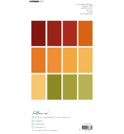 CCL-ES-UPP506 - StudioLight - CCL Bloc Papier Unicolore – Unicolors Fall Essentials n° 506 - Papiers unis - Detail 1 CCL-ES-UPP506 - StudioLight - CCL Bloc Papier Unicolore – Unicolors Fall Essentials n° 506 - Papiers unis - Detail 1