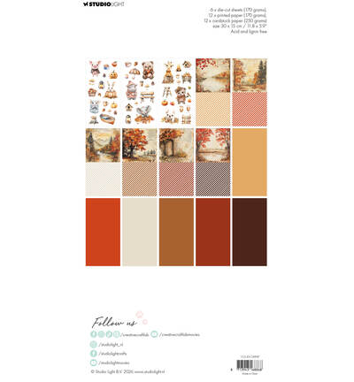 CCL-ES-CMP47 - StudioLight - CCL Bloc Papier Cartes – Harvest Festival Essentials n° 47 - Blocs cartes - Detail 1 CCL-ES-CMP47 - StudioLight - CCL Bloc Papier Cartes – Harvest Festival Essentials n° 47 - Blocs cartes - Detail 1
