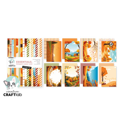 CCL-ES-DPP508 - StudioLight - CCL Bloc Papier Design – Golden Fall Essentials n° 508 - Papiers design & motifs - Detail 2 CCL-ES-DPP508 - StudioLight - CCL Bloc Papier Design – Golden Fall Essentials n° 508 - Papiers design & motifs - Detail 2
