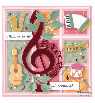 CA3235 - Marianne Design - Autocollants – Notes de musique - Stickers - Detail 2 CA3235 - Marianne Design - Autocollants – Notes de musique - Stickers - Detail 2