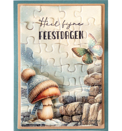 CR1746 - Marianne Design - Craftables – Puzzle A6 - Craftables - Detail 1