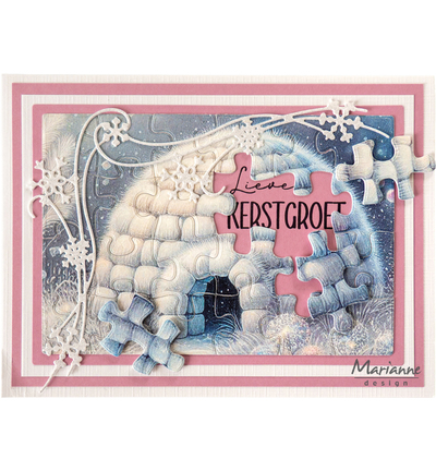 CR1746 - Marianne Design - Craftables – Puzzle A6 - Craftables - Detail 2