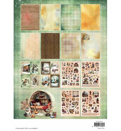 SL-ES-DCPP510 - StudioLight - StudioLight Bloc Papier Die-Cut – Warm Winter Essentials n° 510 - Blocs papier die-cut - Detail 1 SL-ES-DCPP510 - StudioLight - StudioLight Bloc Papier Die-Cut – Warm Winter Essentials n° 510 - Blocs papier die-cut - Detail 1