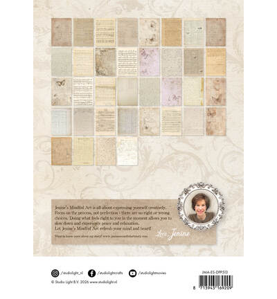 JMA-ES-DPP513 - StudioLight - Jenine's Mindful Art Bloc papier – Vintage Backgrounds Essentials n° 513 - Papiers design & motifs - Detail 1 JMA-ES-DPP513 - StudioLight - Jenine's Mindful Art Bloc papier – Vintage Backgrounds Essentials n° 513 - Papiers design & motifs - Detail 1