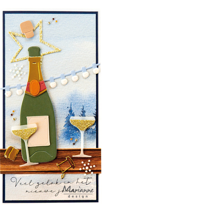LR0987 - Marianne Design - Creatables – Champagne - Creatables - Detail 2 LR0987 - Marianne Design - Creatables – Champagne - Creatables - Detail 2