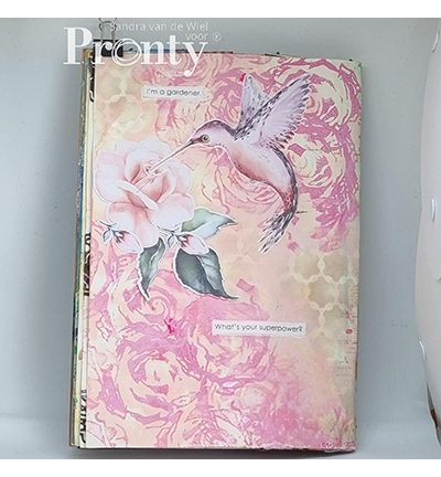 494.001.039.V - Pronty - Rose - Fleurs - Detail 1