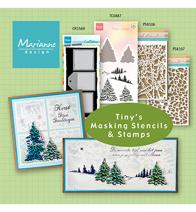 PS8107 - Marianne Design - Tiny's Shattered Glass - fenêtre - Detail 1