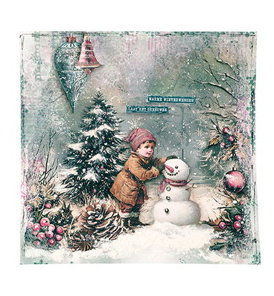 JMA-CB-PE45 - Jenine's - Collage elements Christmas Blush nr. 45 - Paper Elements - Detail 5