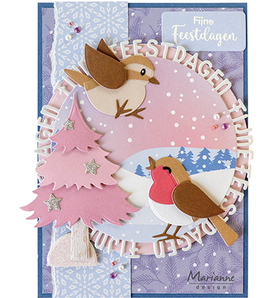 COL1534 - Marianne Design - Eline's Garden Birds - Animaux - Detail 2
