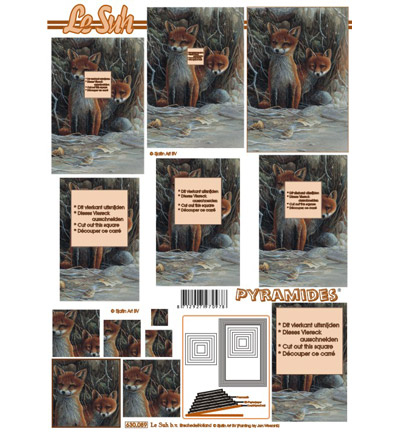 Set 1 - Le Suh - Knipvellen assorti set 1- 10pcs, A4 - Lesuh - Detail 10