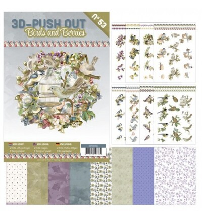 3DPO10053 - Find-it - 3D Push-Out Book 53 – Oiseaux et baies - Animaux - Detail 1 3DPO10053 - Find-it - 3D Push-Out Book 53 – Oiseaux et baies - Animaux - Detail 1