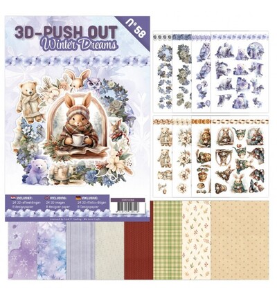 3DPO10058 - Find-it - 3D Push-Out Book 58 – Rêves d’hiver - 3D-Push Out Christmas - Detail 1