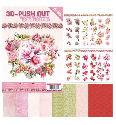 3DPO10060 - Find-it - 3D Push-Out Book 60 – Fleurs rose tendre - Fleurs - Detail 1