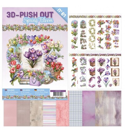 3DPO10061 - Find-it - 3D Push-Out Book 61 – Floraison printanière - Fleurs - Detail 1