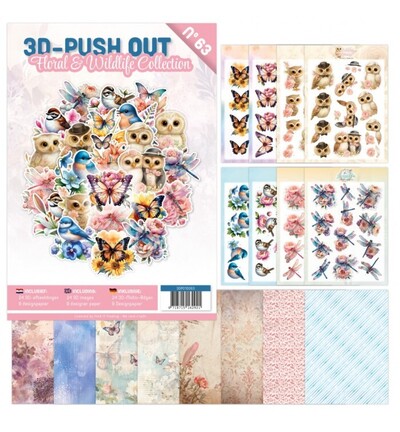 3DPO10063 - Find-it - 3D Push-Out Book 63 – Univers des fleurs et animaux - Fleurs - Detail 1 3DPO10063 - Find-it - 3D Push-Out Book 63 – Univers des fleurs et animaux - Fleurs - Detail 1