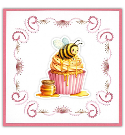 STDO264 - Find-it - Stitch & Do Kit de broderie - Sweet Honey Bees - Stitch & Do Kit de broderie - Detail 1 STDO264 - Find-it - Stitch & Do Kit de broderie - Sweet Honey Bees - Stitch & Do Kit de broderie - Detail 1
