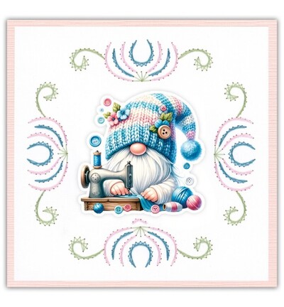 STDO266 - Find-it - Stitch & Do Kit de broderie - Happy Gnomes - - Detail 1 STDO266 - Find-it - Stitch & Do Kit de broderie - Happy Gnomes - - Detail 1