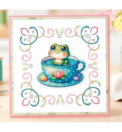 CD12494 - Find-it - Feuille 3D à découper – A Cup Of Frog - Joyful Hoppers - Detail 1