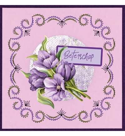 STDOOC10034 - Find-it - Stitch & Do on Colour 34 - Rêves de tulipes - Stitch &amp; Do en couleur - Detail 2