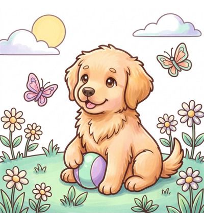 FITCCS10006 - Find-it - Set de cartes à colorier – Buddy le chiot aventures dehors - Cozy Coloring Card Sets - Detail 1 FITCCS10006 - Find-it - Set de cartes à colorier – Buddy le chiot aventures dehors - Cozy Coloring Card Sets - Detail 1