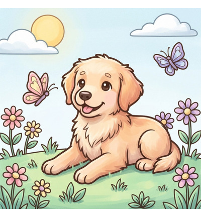 FITCCS10006 - Find-it - Set de cartes à colorier – Buddy le chiot aventures dehors - Cozy Coloring Card Sets - Detail 2 FITCCS10006 - Find-it - Set de cartes à colorier – Buddy le chiot aventures dehors - Cozy Coloring Card Sets - Detail 2