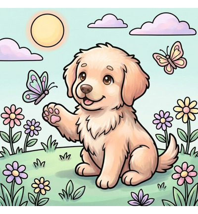 FITCCS10006 - Find-it - Set de cartes à colorier – Buddy le chiot aventures dehors - Cozy Coloring Card Sets - Detail 5 FITCCS10006 - Find-it - Set de cartes à colorier – Buddy le chiot aventures dehors - Cozy Coloring Card Sets - Detail 5