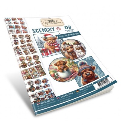 BBPOS10009 - Find-it - Push-Out Book 09 – Vaches Highland - Animaux - Detail 1
