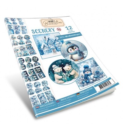 BBPOS10012 - Find-it - Push-Out Book 12 – Hiver bleu - Noël - Detail 1