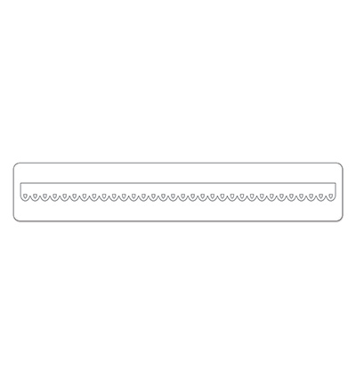 658394 - Sizzix - Ribbon, Scallop - Sizzlits Decorative Strip - Detail 1