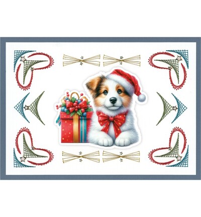 STDOBB037 - Find-it - Stitch & Do Livre A6 – 37 Warm Christmas Paws - Stitch &amp; Do livre A6 - Detail 1