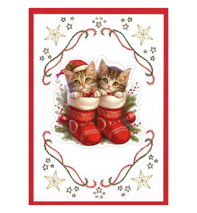 STDOBB037 - Find-it - Stitch & Do Livre A6 – 37 Warm Christmas Paws - Stitch &amp; Do livre A6 - Detail 3