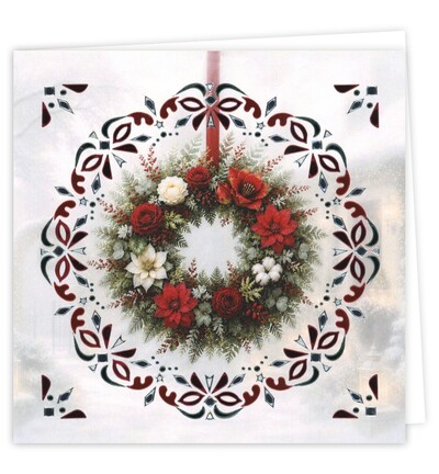DODOPP050 - Find-it - Hobbydots Cards 50 – Bouquet de Noël - Fleurs - Detail 3