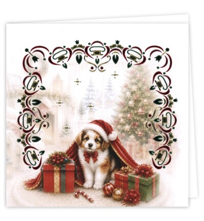 DODOPP049 - Find-it - Hobbydots Cards 49 – Merry Pawmess - Animaux / Insectes - Detail 1