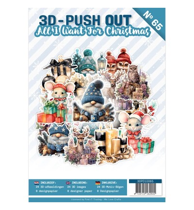 3DPO10065 - Find-it - Livre push-out 3D – All I Want For Christmas 65 - 3D-Push Out Christmas - Detail 2 3DPO10065 - Find-it - Livre push-out 3D – All I Want For Christmas 65 - 3D-Push Out Christmas - Detail 2