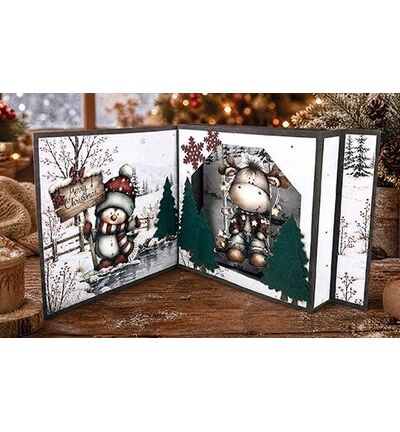 CD12512 - Find-it - Feuille 3D à découper – Penguins - Whimsical Christmas - Detail 2 CD12512 - Find-it - Feuille 3D à découper – Penguins - Whimsical Christmas - Detail 2
