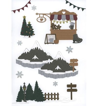 BBD10130 - Find-it - Dies – Winter Café - Whimsical Christmas - Detail 2