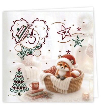 DODOPP054 - Find-it - Hobbydots Cards 54 - Furry Christmas Friends - Animaux / Insectes - Detail 1 DODOPP054 - Find-it - Hobbydots Cards 54 - Furry Christmas Friends - Animaux / Insectes - Detail 1