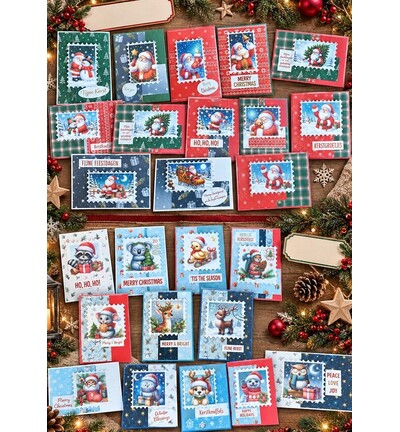 BBCK10002 - Find-it - Kit de cartes - Christmas Stamps Santa - Christmas Stamps - Detail 1 BBCK10002 - Find-it - Kit de cartes - Christmas Stamps Santa - Christmas Stamps - Detail 1