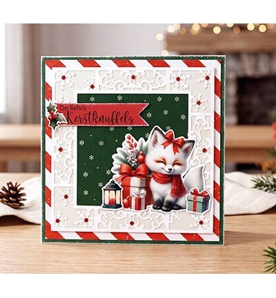 SB11170 - Find-it - Push-out – Christmas White Fox - Furry Christmas Friends - Detail 3 SB11170 - Find-it - Push-out – Christmas White Fox - Furry Christmas Friends - Detail 3