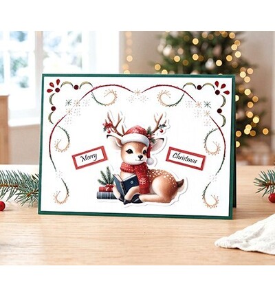 CD12525 - Find-it - Feuille 3D à découper – Christmas Deer - Furry Christmas Friends - Detail 1 CD12525 - Find-it - Feuille 3D à découper – Christmas Deer - Furry Christmas Friends - Detail 1