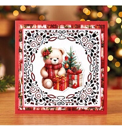 CD12524 - Find-it - Feuille 3D à découper – Christmas Bear - Furry Christmas Friends - Detail 1 CD12524 - Find-it - Feuille 3D à découper – Christmas Bear - Furry Christmas Friends - Detail 1