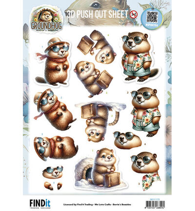 SB11173 - Find-it - Push-out – Holiday Ready - Groundhog - Detail 1 SB11173 - Find-it - Push-out – Holiday Ready - Groundhog - Detail 1