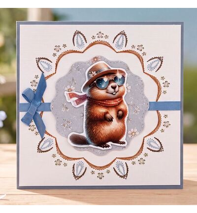 CD12541 - Find-it - Feuille 3D 10 pcs – Holiday Ready - Groundhog - Detail 2
