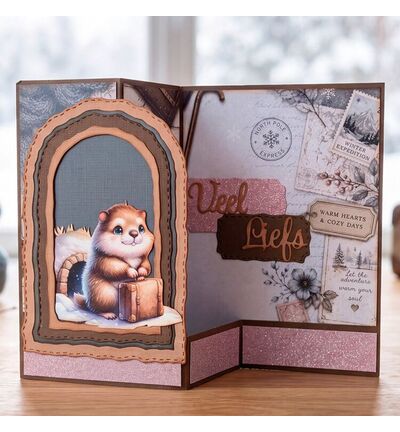 CD12541 - Find-it - Feuille 3D 10 pcs – Holiday Ready - Groundhog - Detail 3