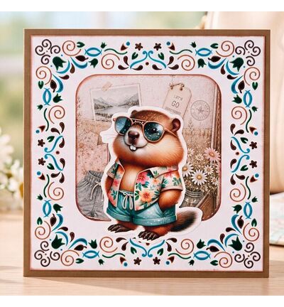 CD12541 - Find-it - Feuille 3D 10 pcs – Holiday Ready - Groundhog - Detail 4