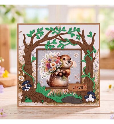 BBD10141 - Find-it - Dies – Groundhog Frame - Groundhog - Detail 3