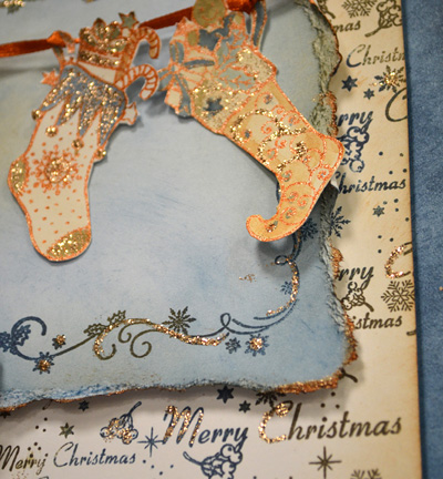 400307100 - ViVa Decor - Weihnachts Strumpfe + Schnorkel - Noël, hiver - Detail 1