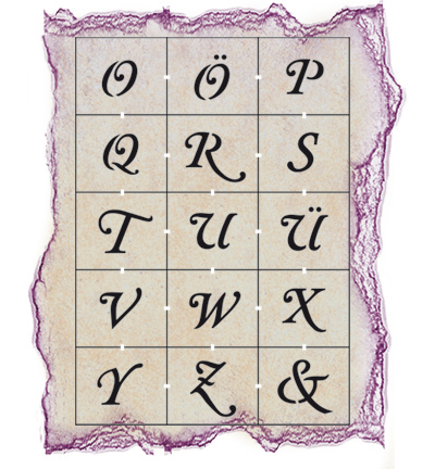 400601300 - ViVa Decor - Alphabet Majuscules + chiffres - Alphabet - Detail 1