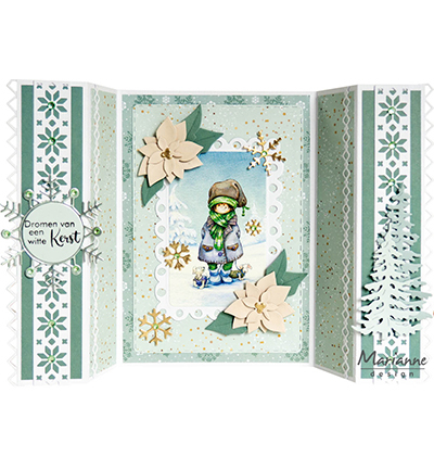 LR0920 - Marianne Design - Nordic Winter strips - Noël, hiver - Detail 6